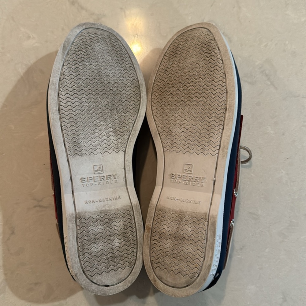 SPERRY x Vineyard Vines Boat Shoes Size 3.5M - Picture 9 of 10